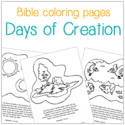 Bible Coloring Pages - Christian Preschool Printables