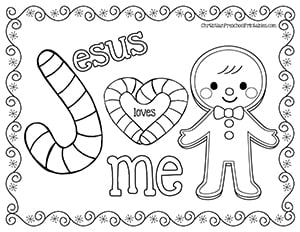 jesus loves me coloring pages for kids