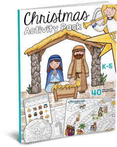 Christmas Bible Printables  Christian Preschool Printables