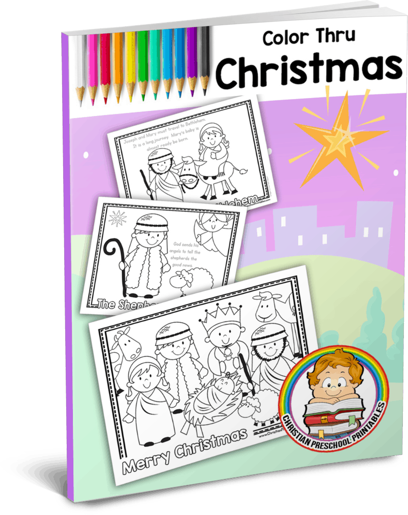 Religious Christmas Coloring Pages For Preschoolers