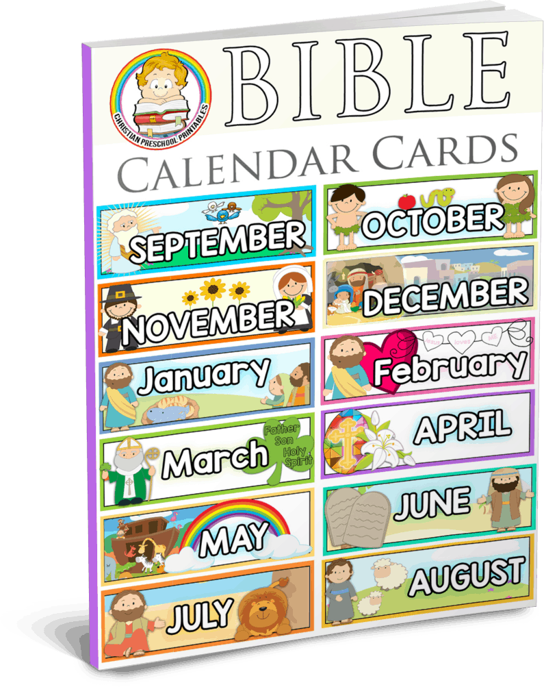 Bible Calendar Printables Christian Preschool Printables