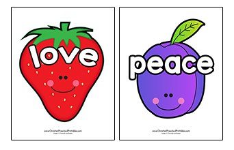 fruit of the spirit printables