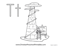 Tower Of Babel Printables Christian Preschool Printables