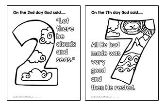 Bible Coloring Pages Christian Preschool Printables