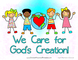 Earth Day Bible Printables - Christian Preschool Printables