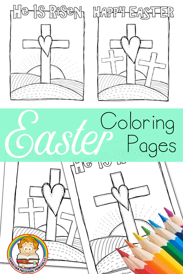 Download Easter Bible Coloring Pages - Christian Preschool Printables