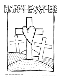 Download Easter Bible Coloring Pages - Christian Preschool Printables