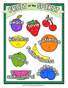 fruit of the spirit printables