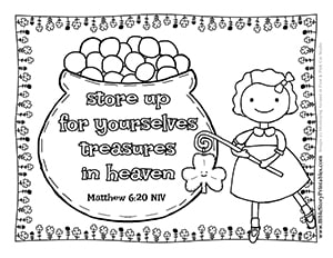 St Patrick S Day Bible Coloring Pages Christian Preschool Printables