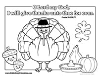 Thanksgiving Bible Coloring Pages - Christian Preschool ...