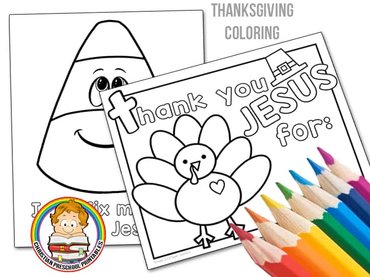 Thanksgiving Bible Coloring Pages Christian Preschool Printables