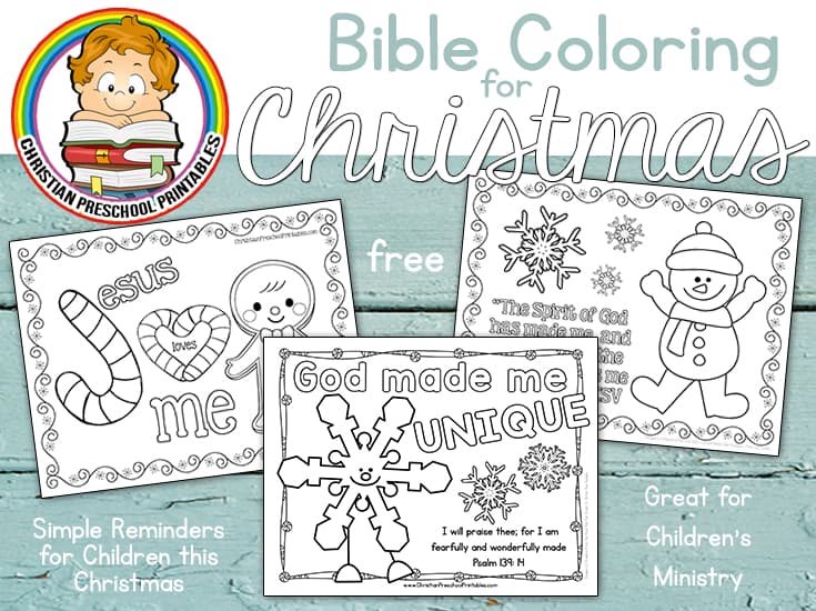 bible coloring pages for christmas