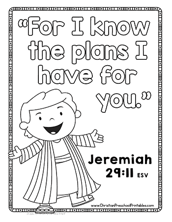 Joseph Bible Printables - Christian Preschool Printables