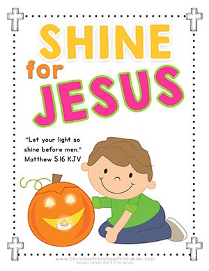 Halloween & Harvest Bible Printables - Christian Preschool ...