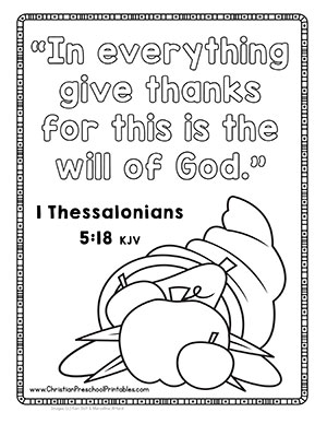 give thanks to the lord coloring page