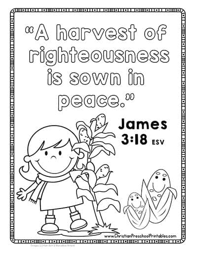  Fall Bible Coloring Pages 4