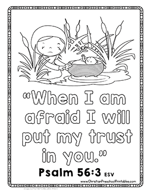 moses bible printables  christian preschool printables