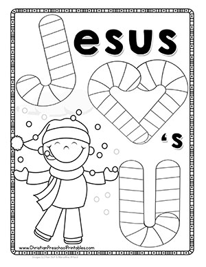 jesus loves you coloring page