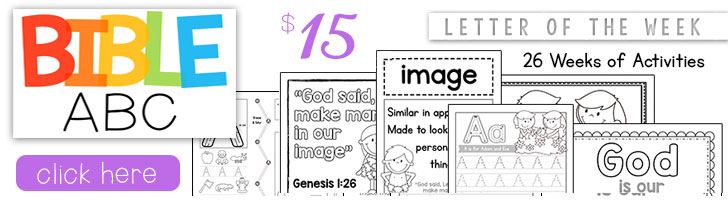 Christian Preschool Printables