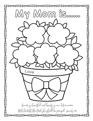 mothers day craft printable