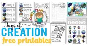 Creation Preschool Printables - Christian Preschool Printables