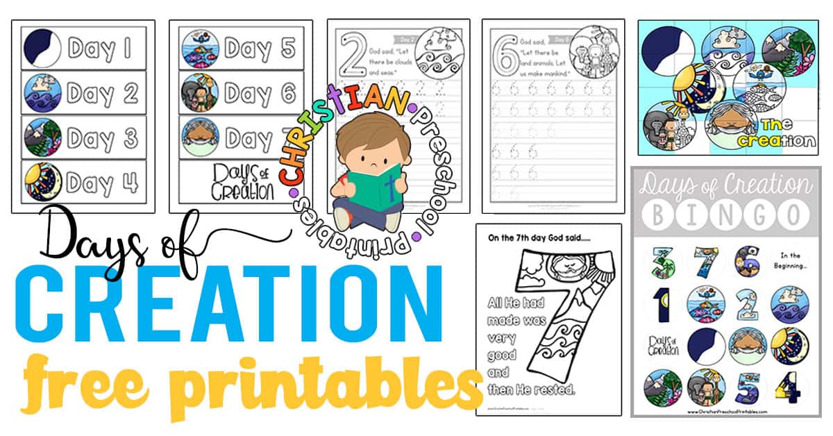 creation free coloring pages for toddlers