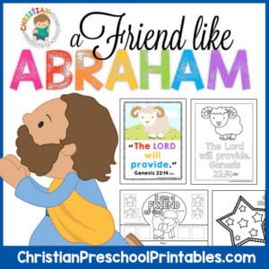 Abraham Bible Printables - Christian Preschool Printables