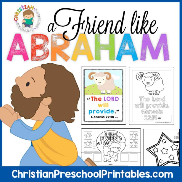 Abraham Bible Printables Christian Preschool Printables