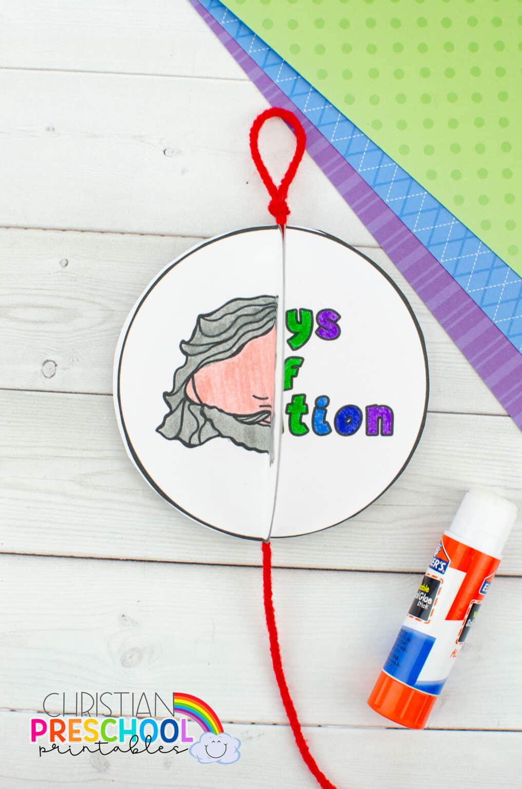 Free Printable Creation Craft for Kids - Christian Preschool Printables