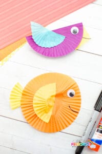 Creation Craft Book Using Cupcake Liners - Christian Preschool Printables