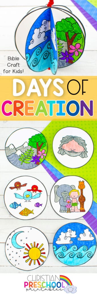 DaysOfCreationBibleCrafts - Christian Preschool Printables