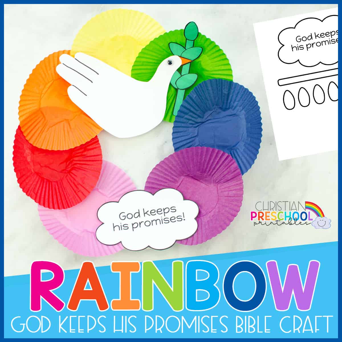 God Keeps His Promises Bible Craft - Bible Story Printables