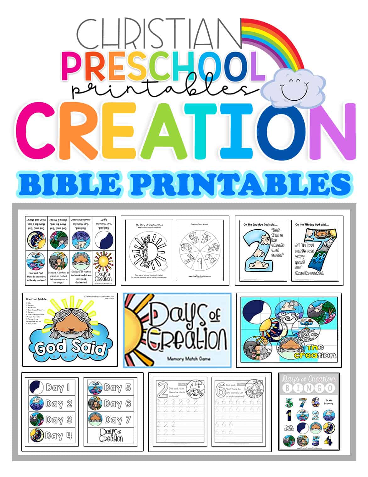 Free Days Of Creation Printable Pack Coupon Codes
