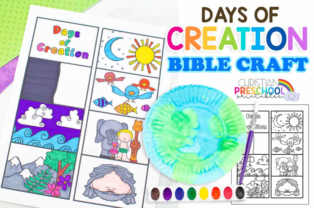 Creation Crafts for Preschoolers - Christian Preschool Printables