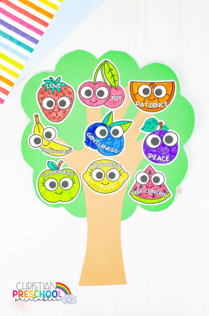 fruit of the spirit crafts for preschoolers