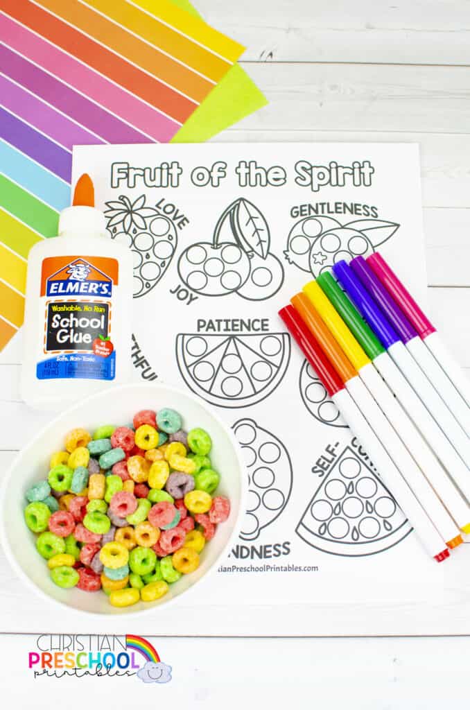 fruits of the spirit craft Archives - Christian Preschool Printables