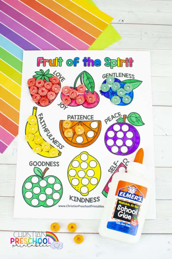 fruits of the spirit craft Archives - Christian Preschool Printables