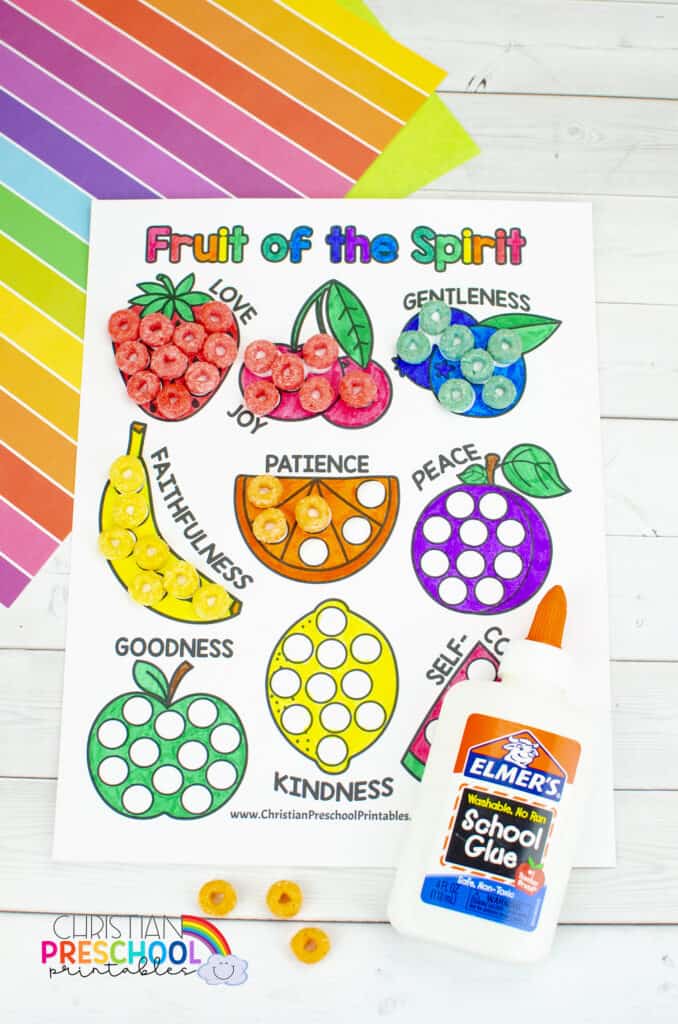 Printable Fruit Of The Spirit Craft Printable Templates