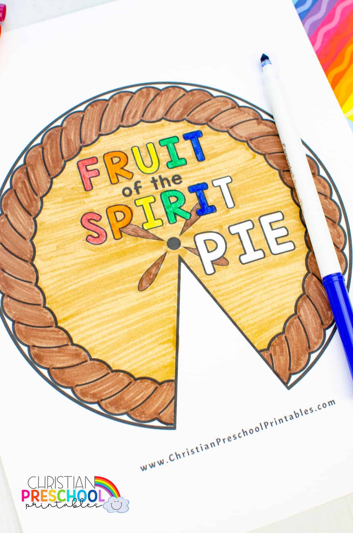 Fruits Of The Spirit Craft Archives Christian Preschool Printables