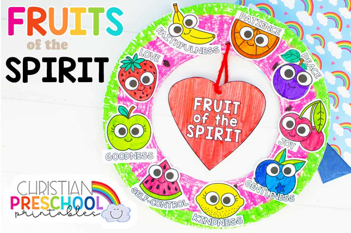 fruit of the spirit tree coloring page