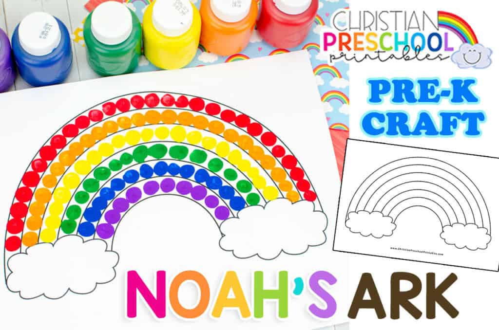 Rainbow on sale craft preschool