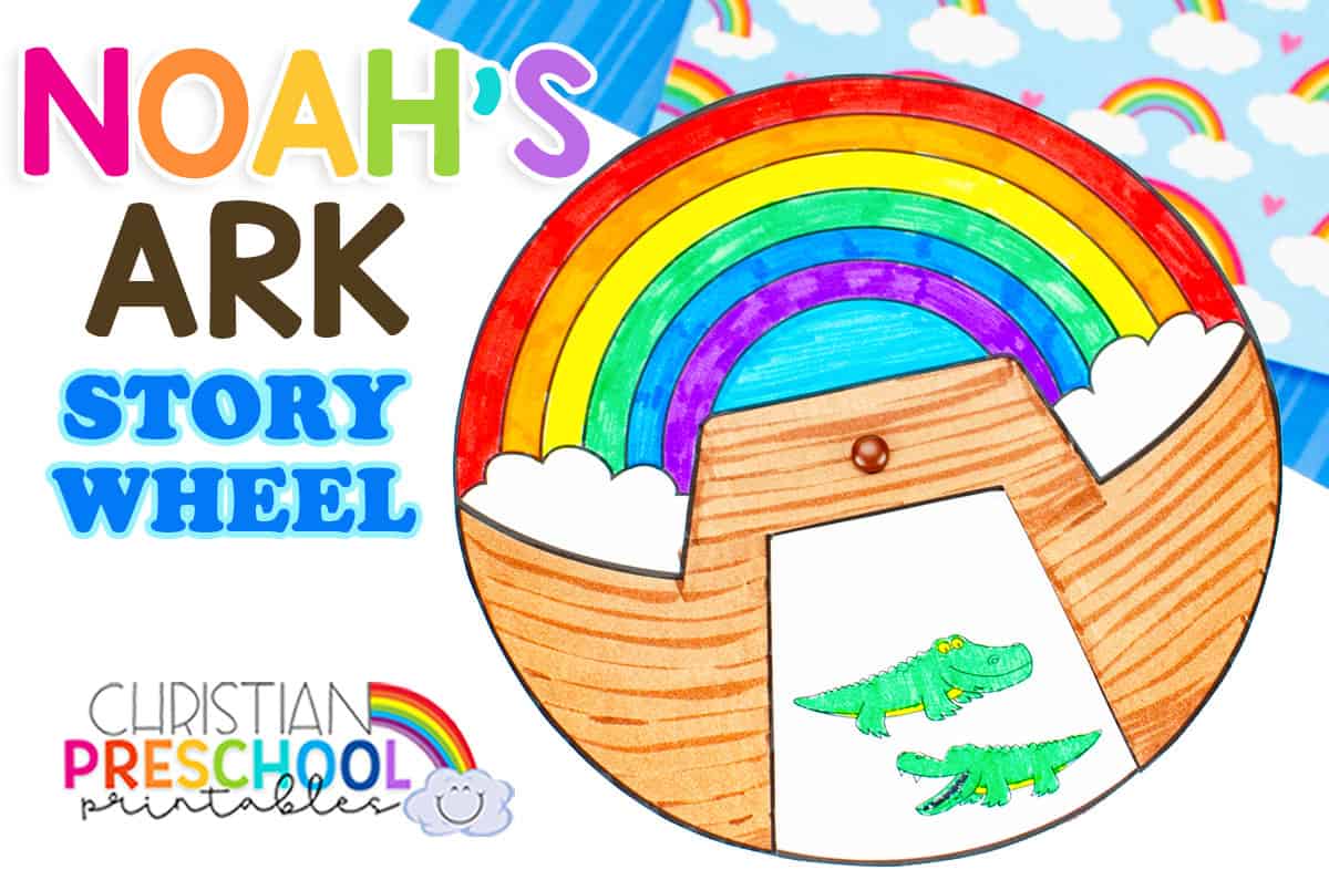 Crafts for Noah's Ark: Spinner Animal Activity - Christian Preschool  Printables