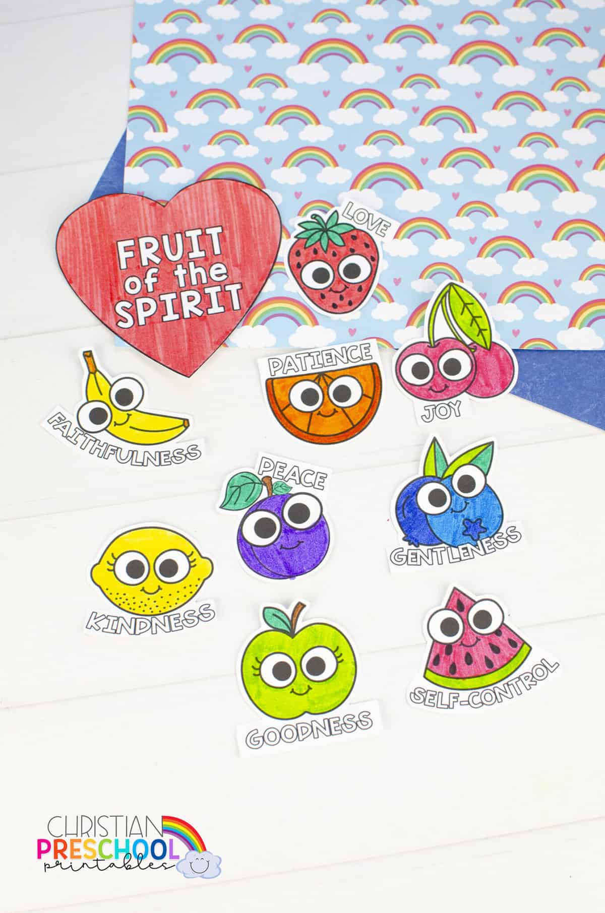 Fruit of the Spirit Printables for Kids - Christian Preschool Printables