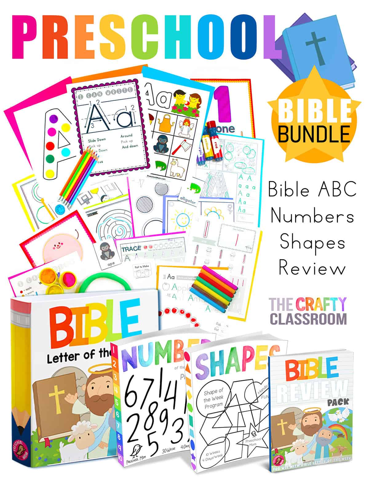 Bible Crafts For Kids - Christian Preschool Printables