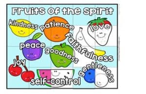 Fruit of the Spirit Printables - Christian Preschool Printables