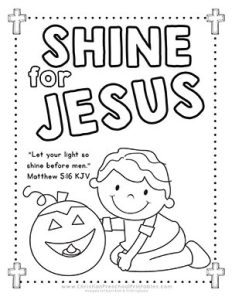 Halloween &amp; Harvest Bible Printables - Christian Preschool Printables