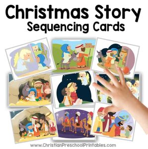 Christmas Bible Printables - Christian Preschool Printables
