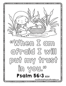 Moses Bible Printables - Christian Preschool Printables